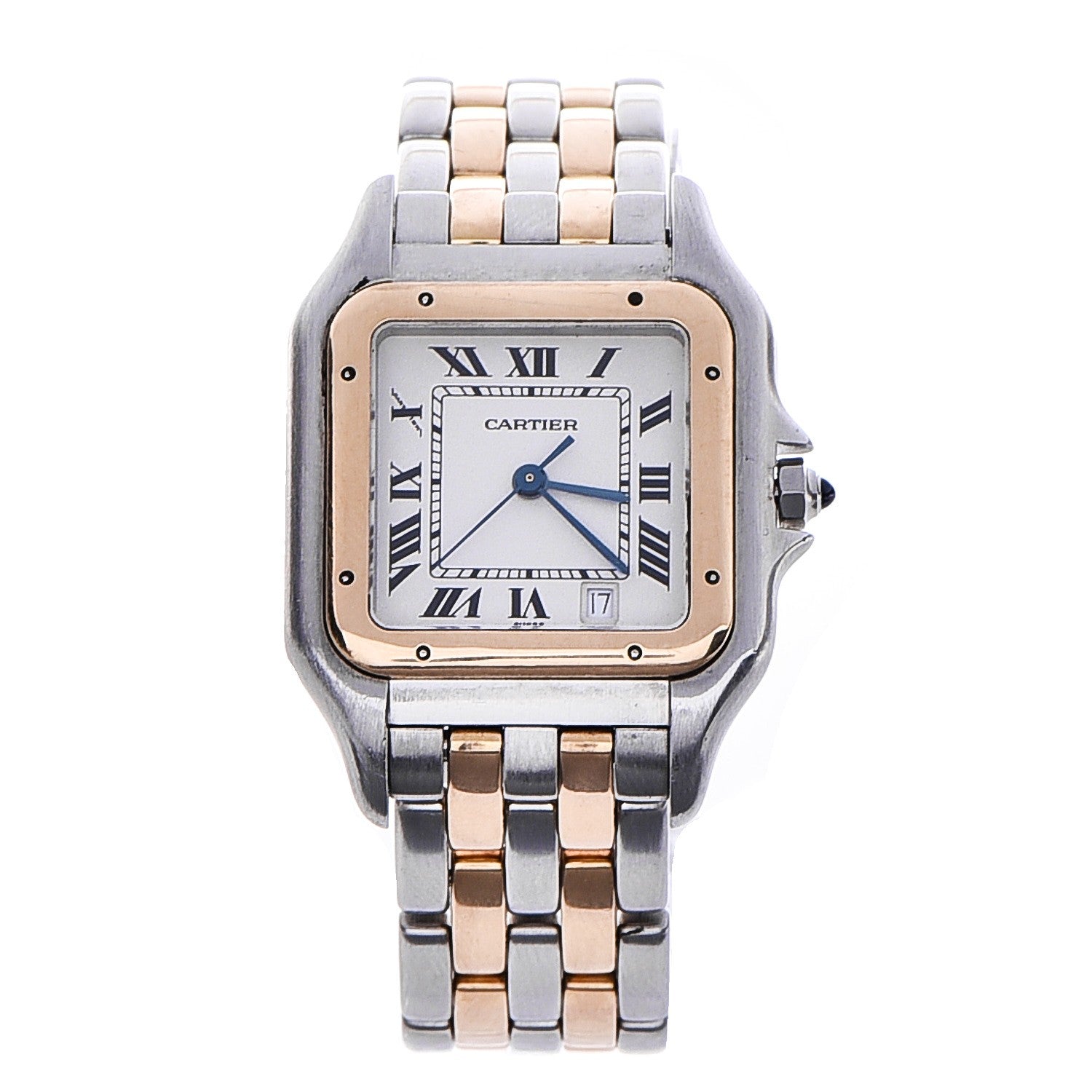 Cartier Stainless Steel 18K Yellow Gold 27mm Panthere Quartz Watch 1 of 7