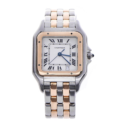 Cartier Stainless Steel 18K Yellow Gold 27mm Panthere Quartz Watch 1 of 7