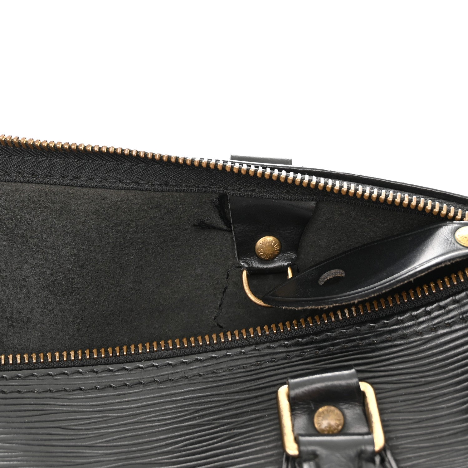 Louis Vuitton Epi Speedy 30 Black 12 of 16