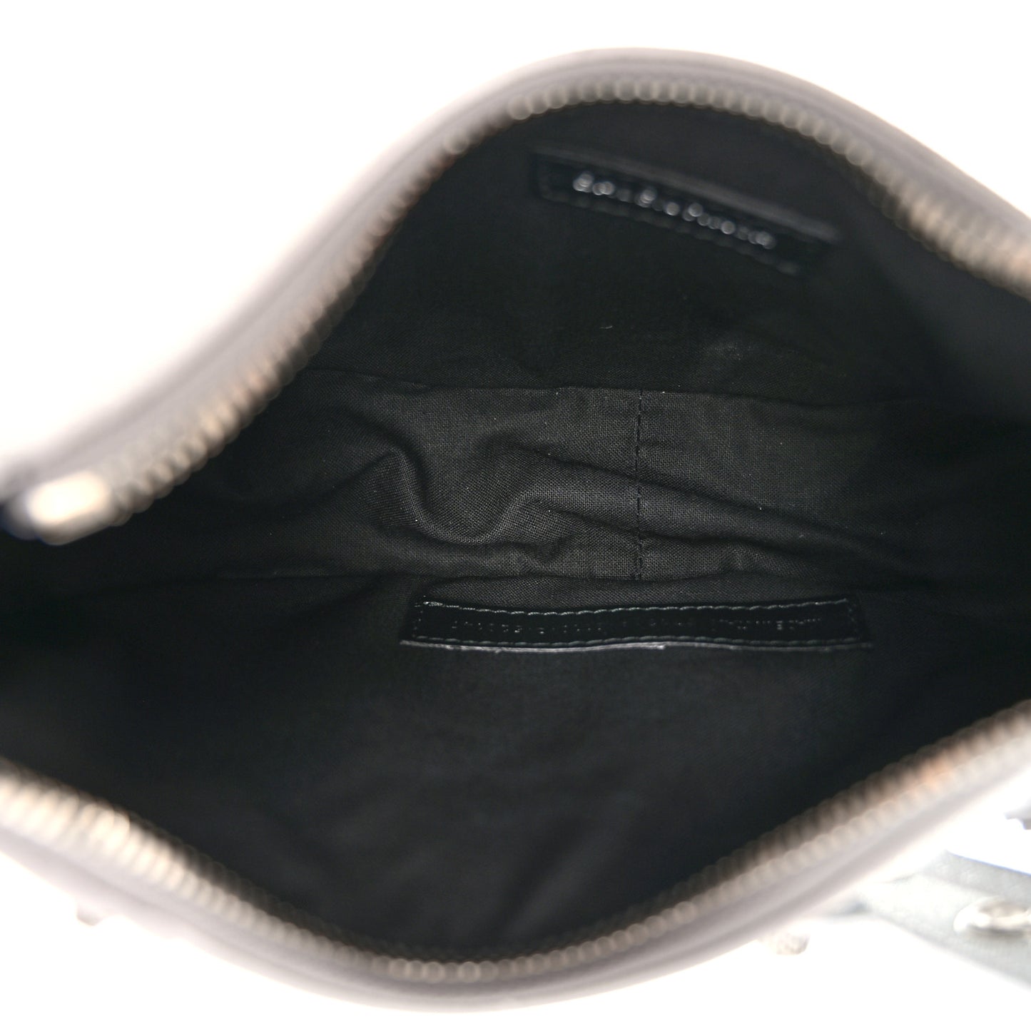 Sparkling Fabric Le Cagole Shoulder Bag XS Silver