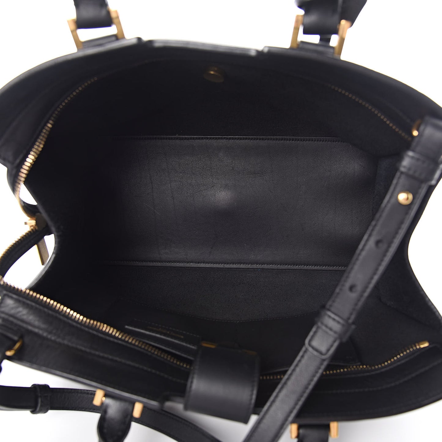 Calfskin Small Classic Y Cabas Black