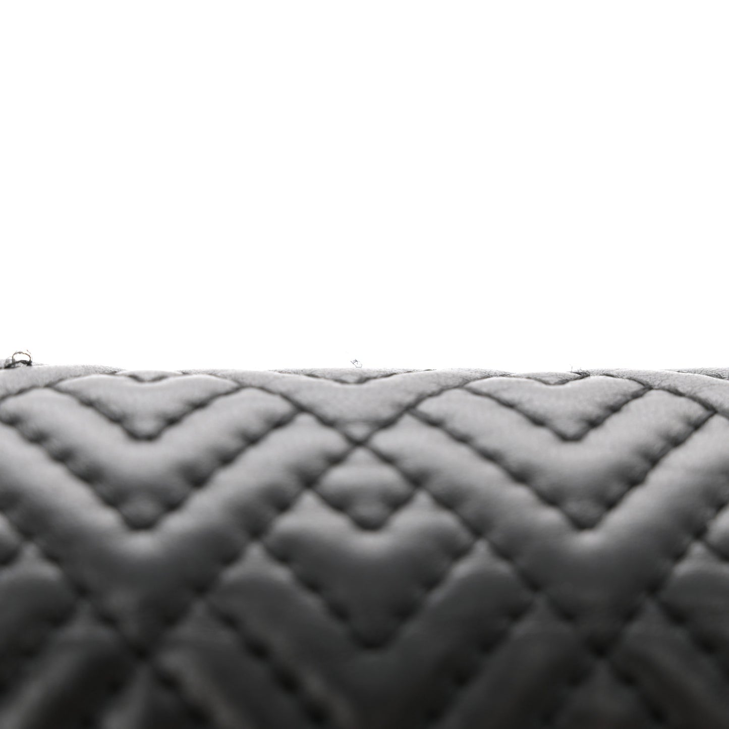 Lambskin Geometric Chevron Quilted New Medium Boy Flap Black