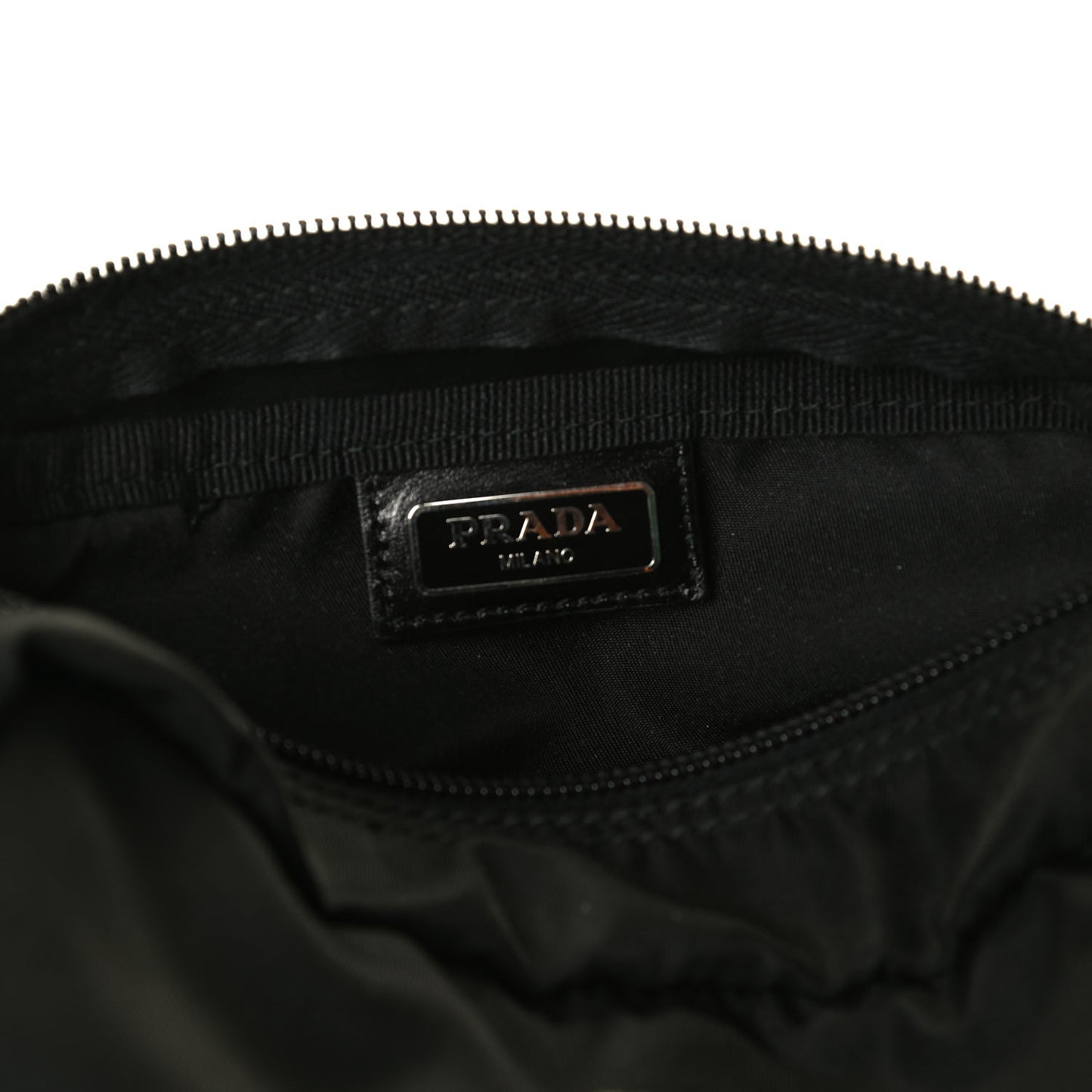 Nylon Vela Cosmetic Pouch Black