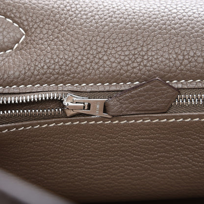 Hermes Togo Shoulder Kelly 40 Etoupe 17 of 32