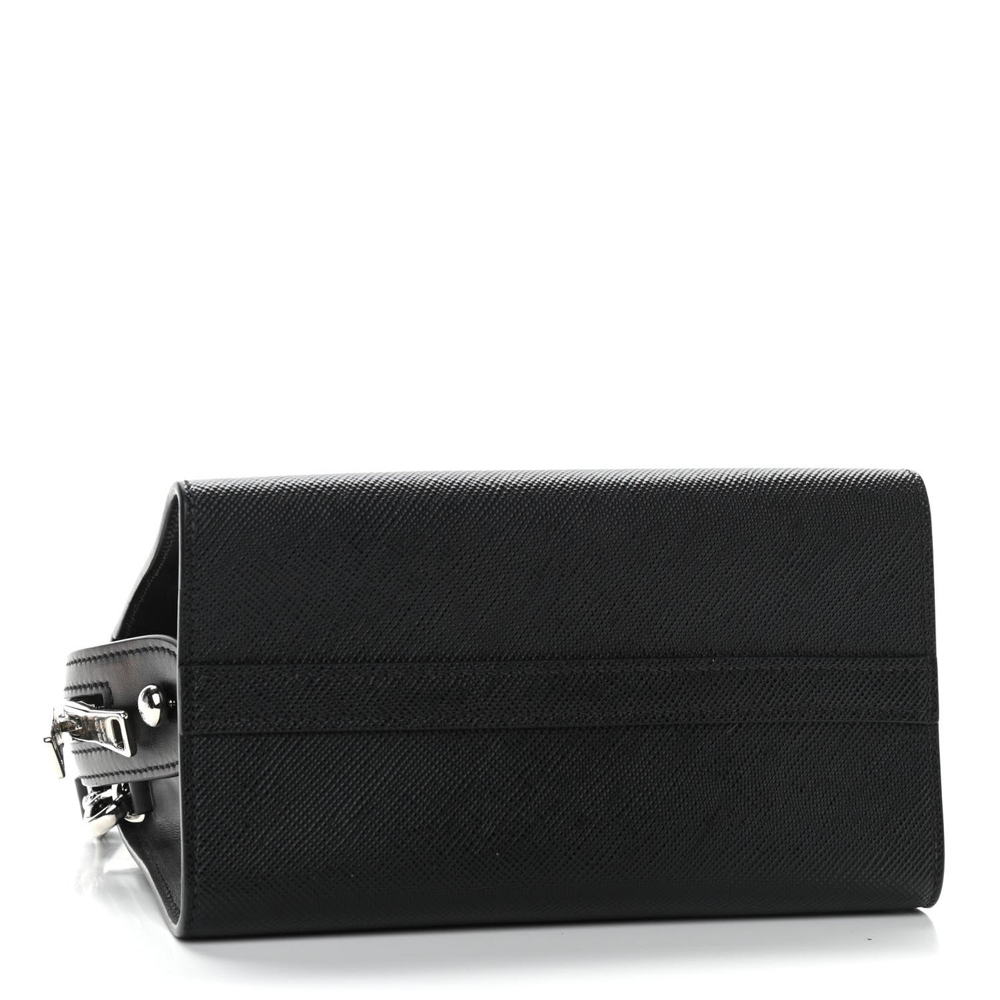 Saffiano Cuir Calfskin Small Kristen Black