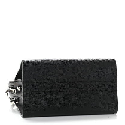 Prada Saffiano Cuir Calfskin Small Kristen Black 3 of 8