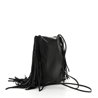 Saint Laurent Lambskin Anita Tassed Crossbody Bag Black 3 of 10