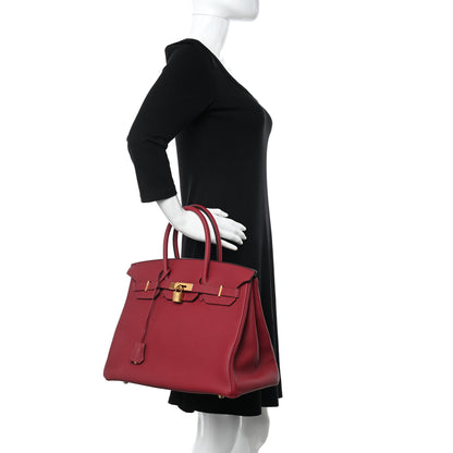 Hermes Togo Birkin 35 Rouge Grenat 2 of 10