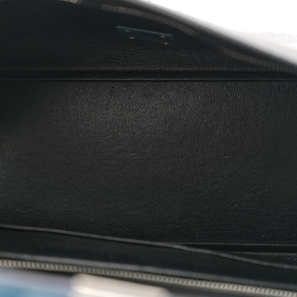 Celine Smooth Calfskin Medium Tri-Color Trapeze Blue 5 of 15