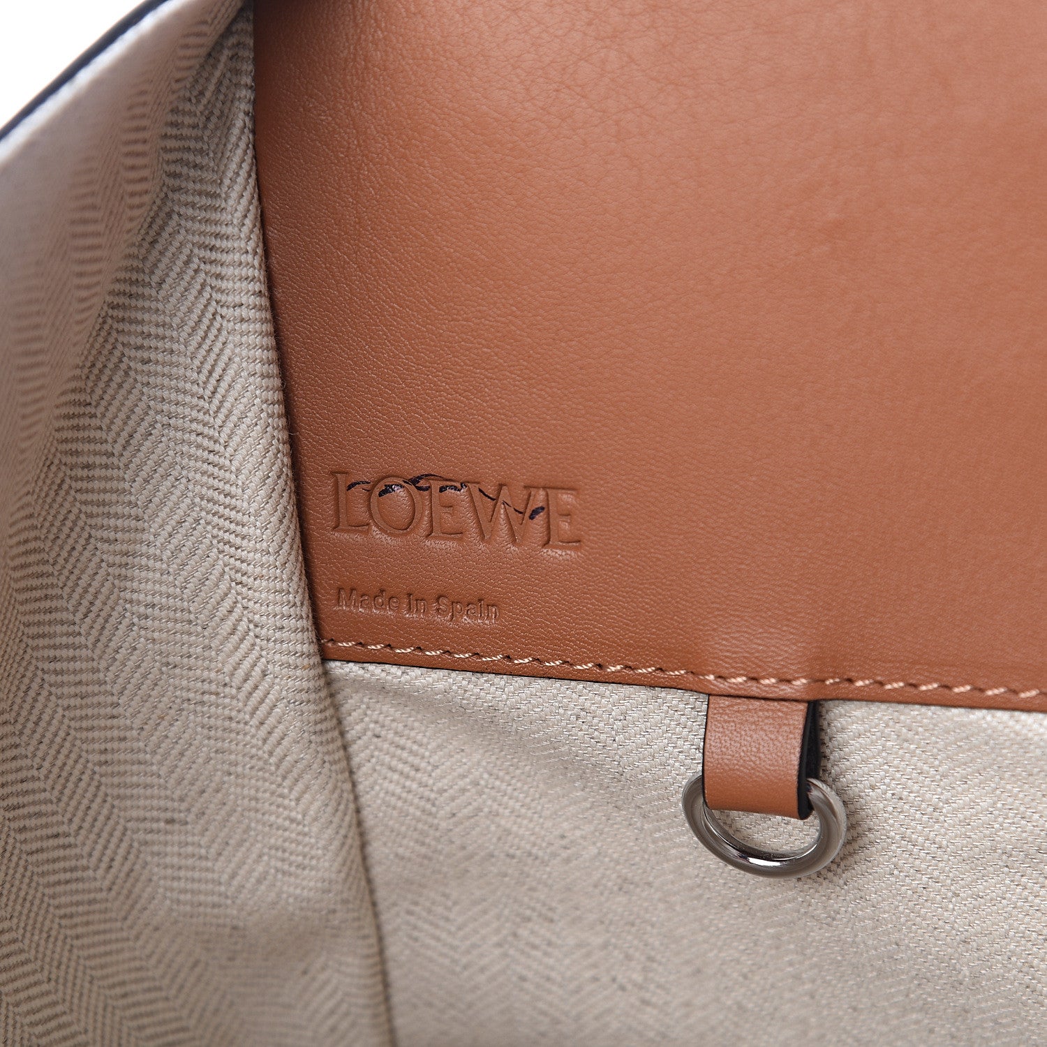 Loewe Calfskin Small Hammock Shoulder Bag Steel Blue Tan 5 of 9