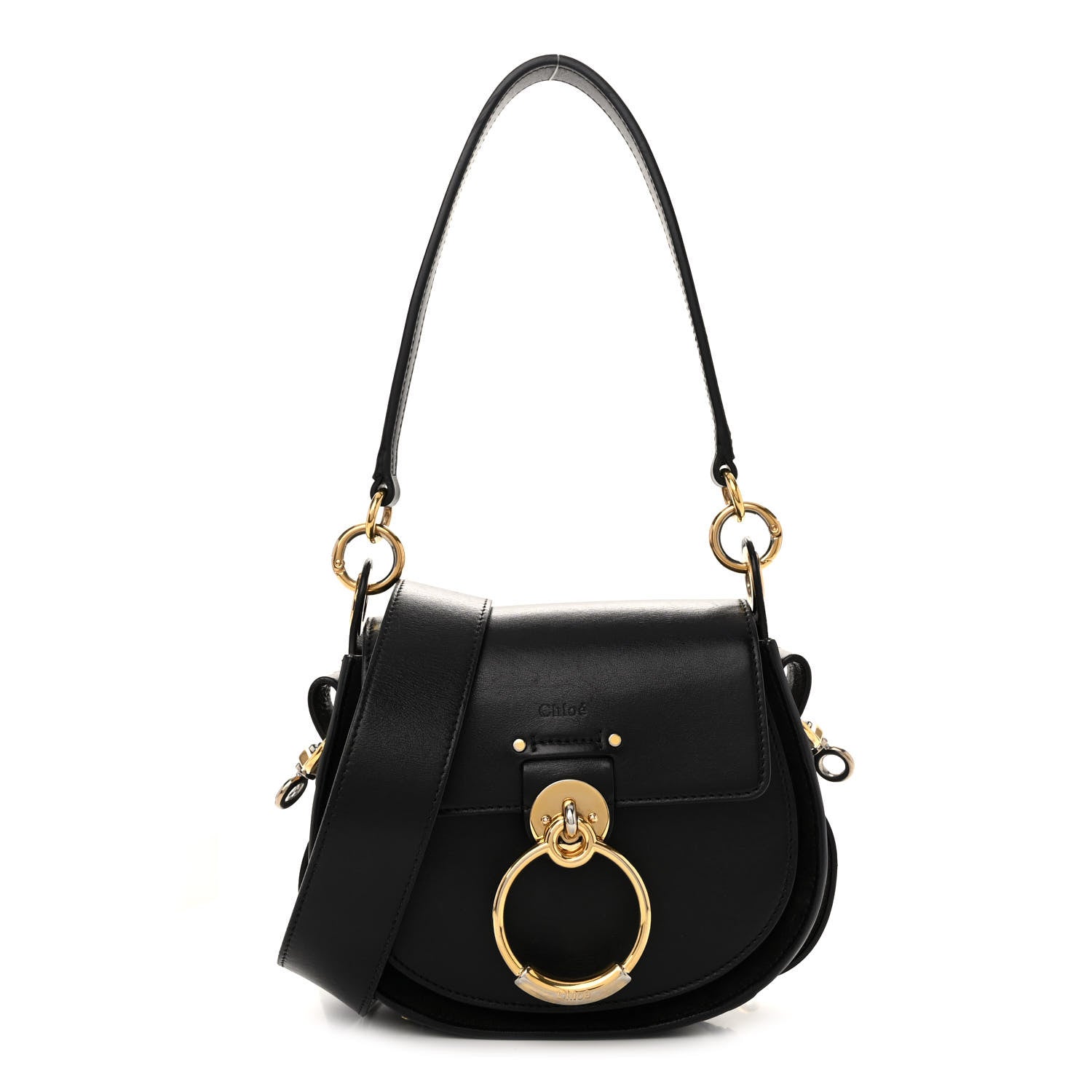 Chloe Calfskin Small Tess Bag Black 1 of 9