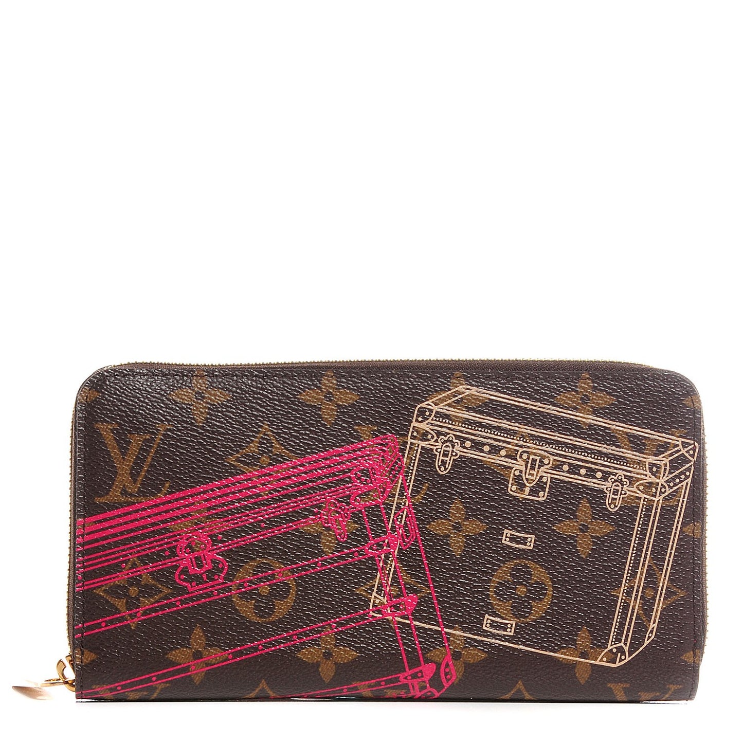 Monogram 2014 Christmas Animation Zippy Wallet