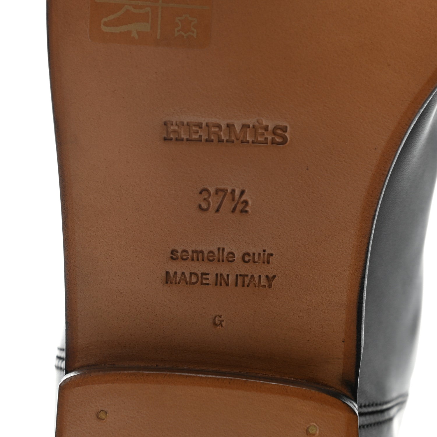 Hermes Box Kelly Jumping Boots 37.5 Black 5 of 6