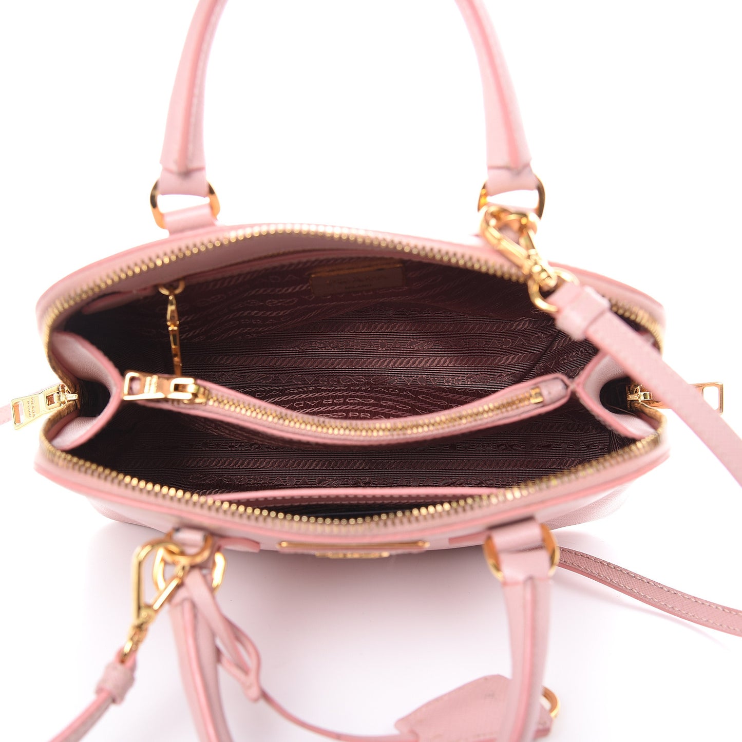 Saffiano Lux Small Promenade Tote Orchidea