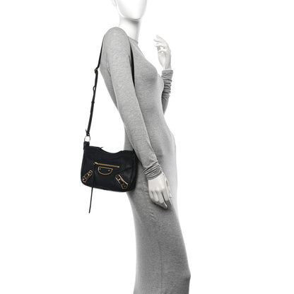 Balenciaga Chevre Gold Metallic Edge Hardware Hip Black 2 of 12