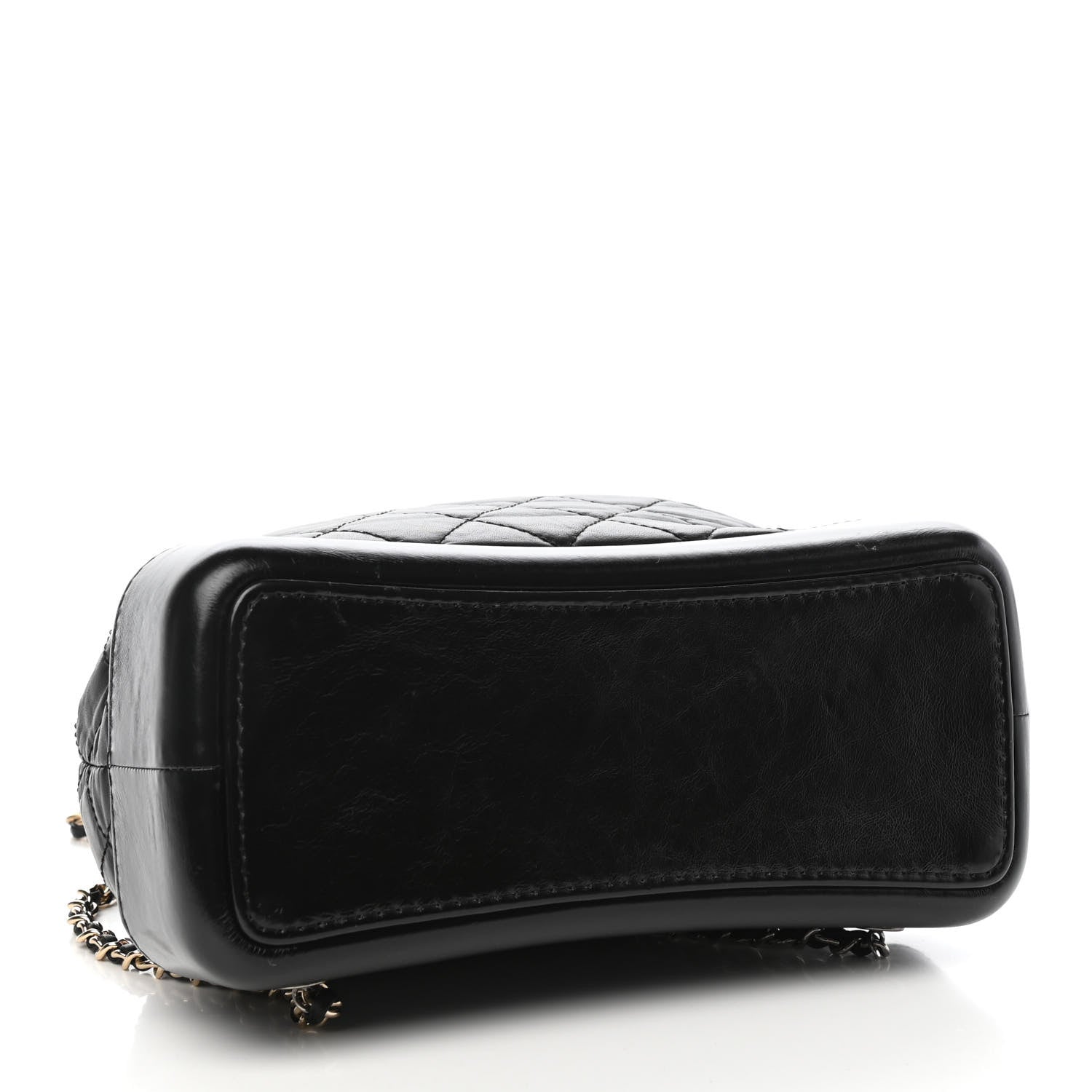 Chanel Aged Calfskin Quilted Gabrielle Backpack Black 4 of 10