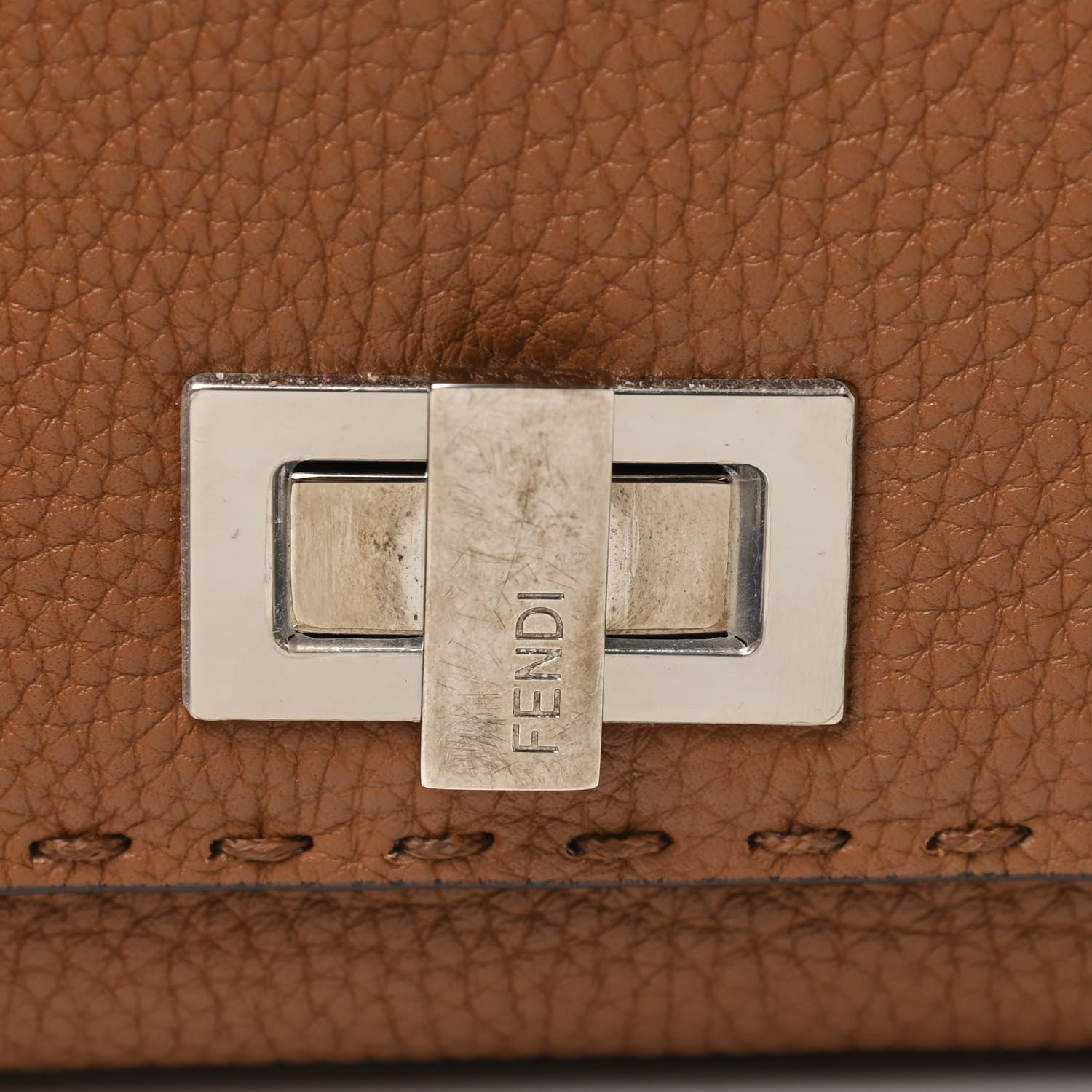 Fendi Cuoio Romano Selleria Peekaboo Continental Wallet Mou 5 of 11