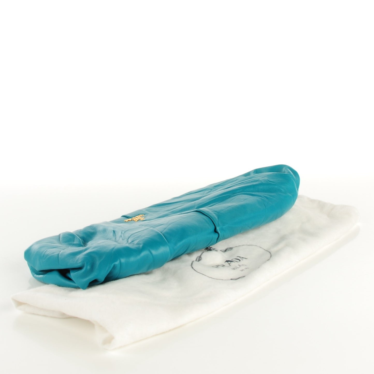 Nappa Clutch Turchese