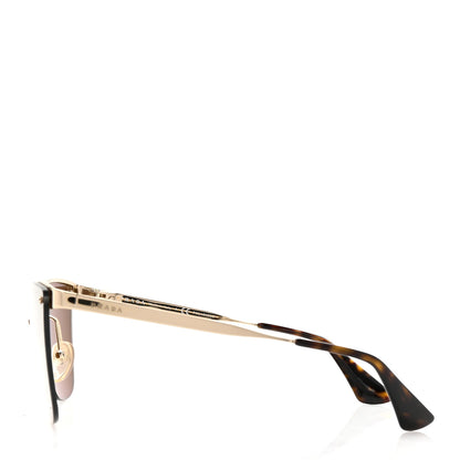 Prada Cat Eye Sunglasses SPR 68T Gold 3 of 8