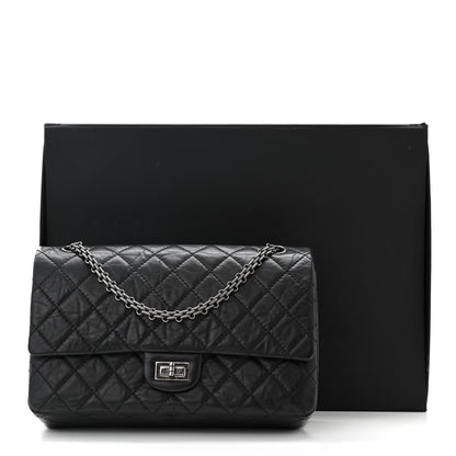 Chanel Aged Calfskin Quilted 2.55 Reissue 226 Flap Black 12 of 12