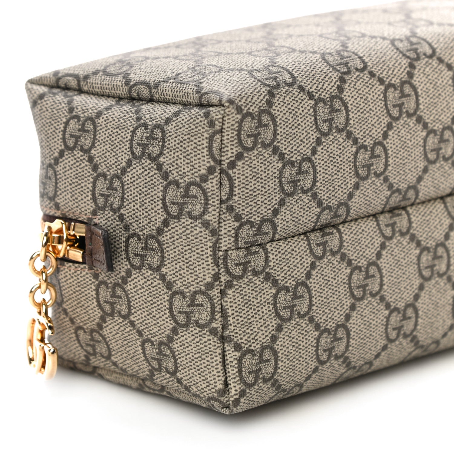 Gucci Soft GG Supreme Monogram Calfskin Medium Ophidia Cosmetic Case Beige Ebony New Acero 8 of 10