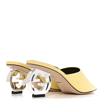 Gucci Malaga Kid Interlocking G Sandals 36.5 Banana 5 of 9