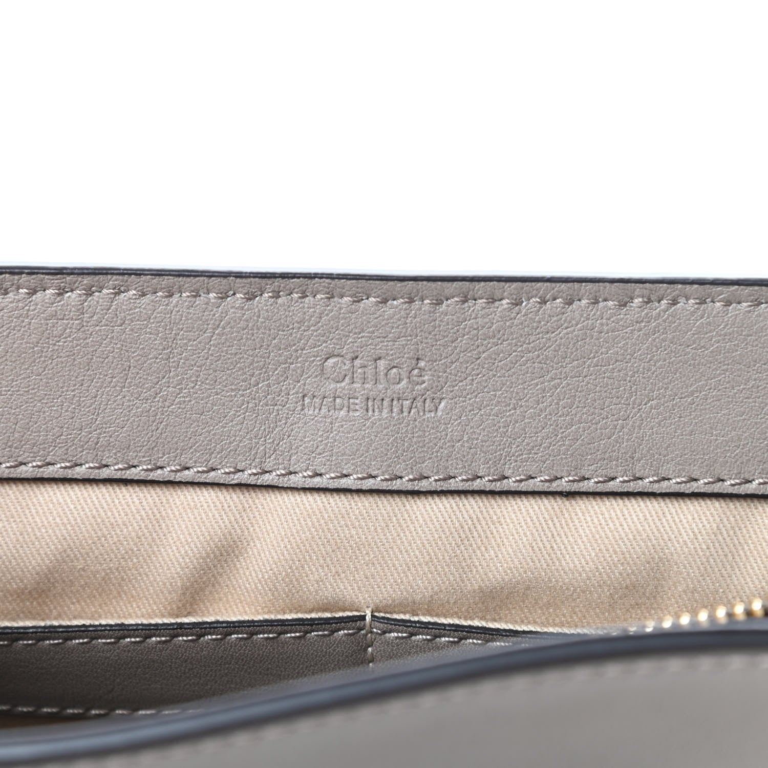 Chloe Calfskin Small Faye Day Shoulder Bag Motty Grey 6 of 13