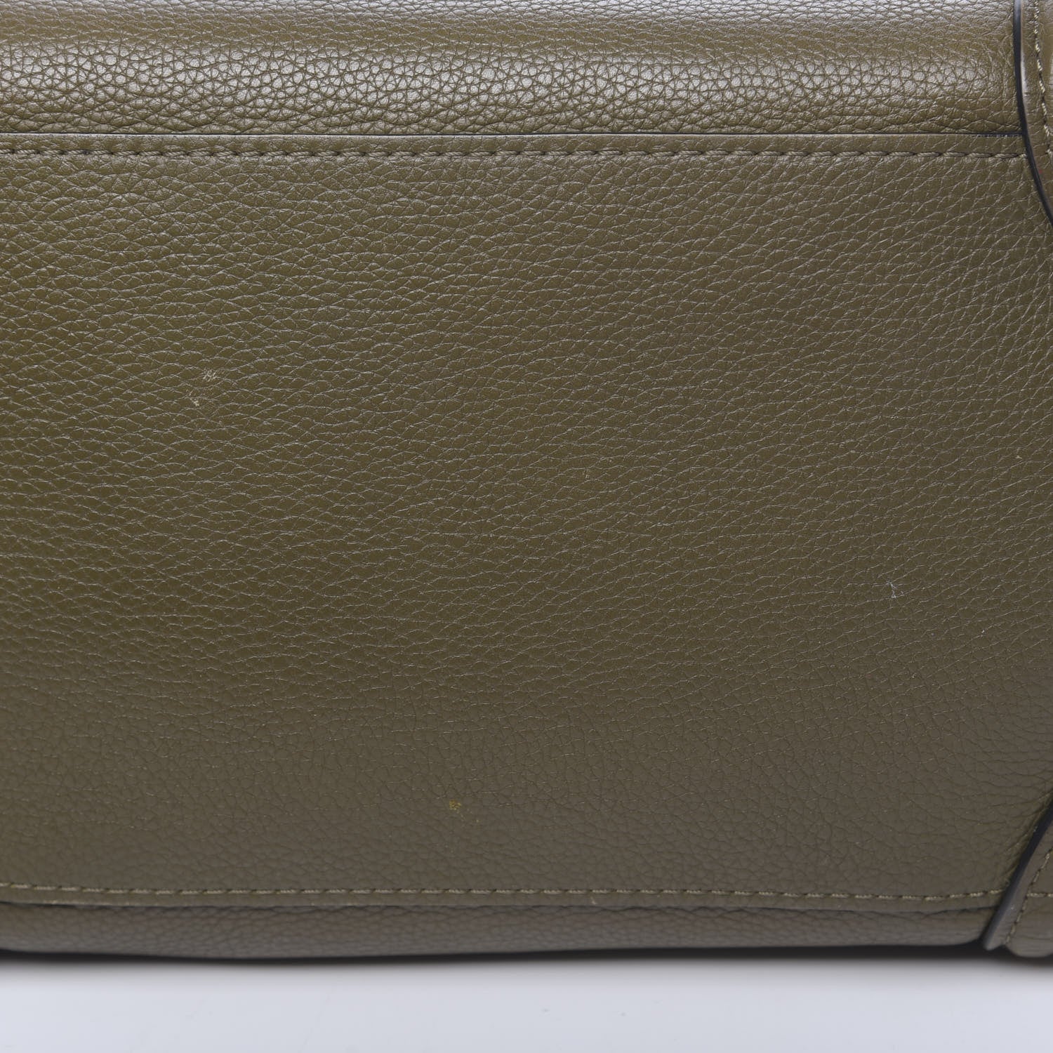Celine Drummed Calfskin Mini Luggage Jungle 13 of 18