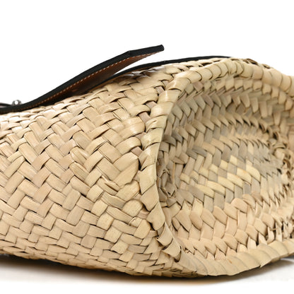 Loewe Raffia Small Basket Tote Bag Natural Tan 8 of 10