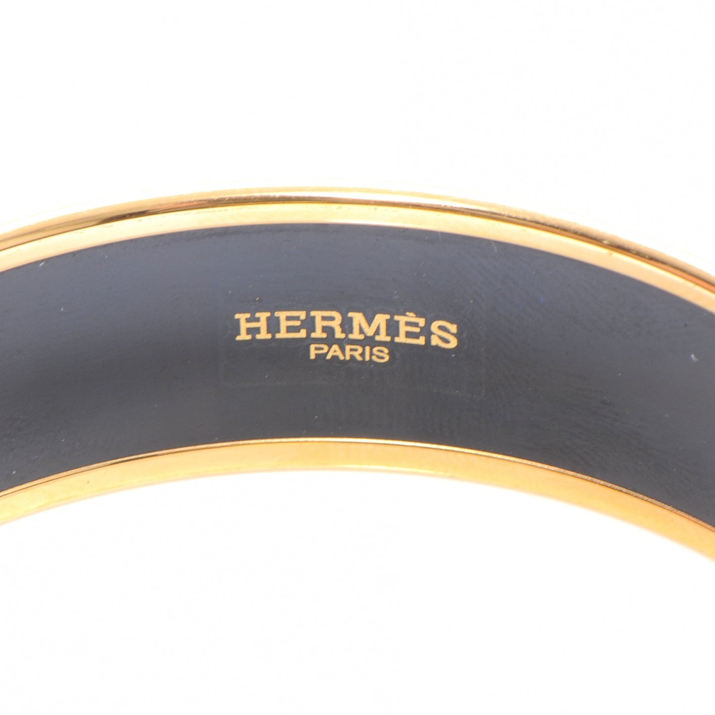 Enamel Wide Caleche Bracelet Bleu 65