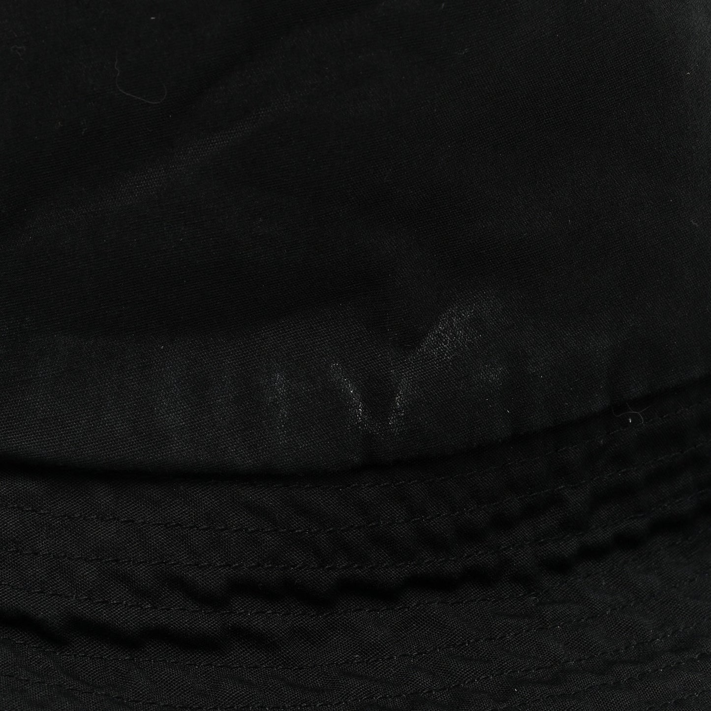 Polyester Cotton Oblique Teddy-D Brim Bucket Hat 58 Black