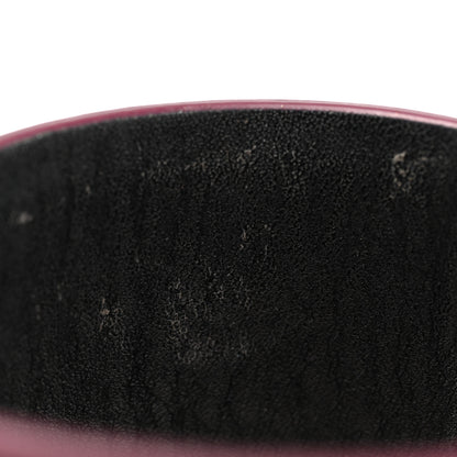 Chanel Calfskin CC Wide Cuff M Dark Pink 5 of 6