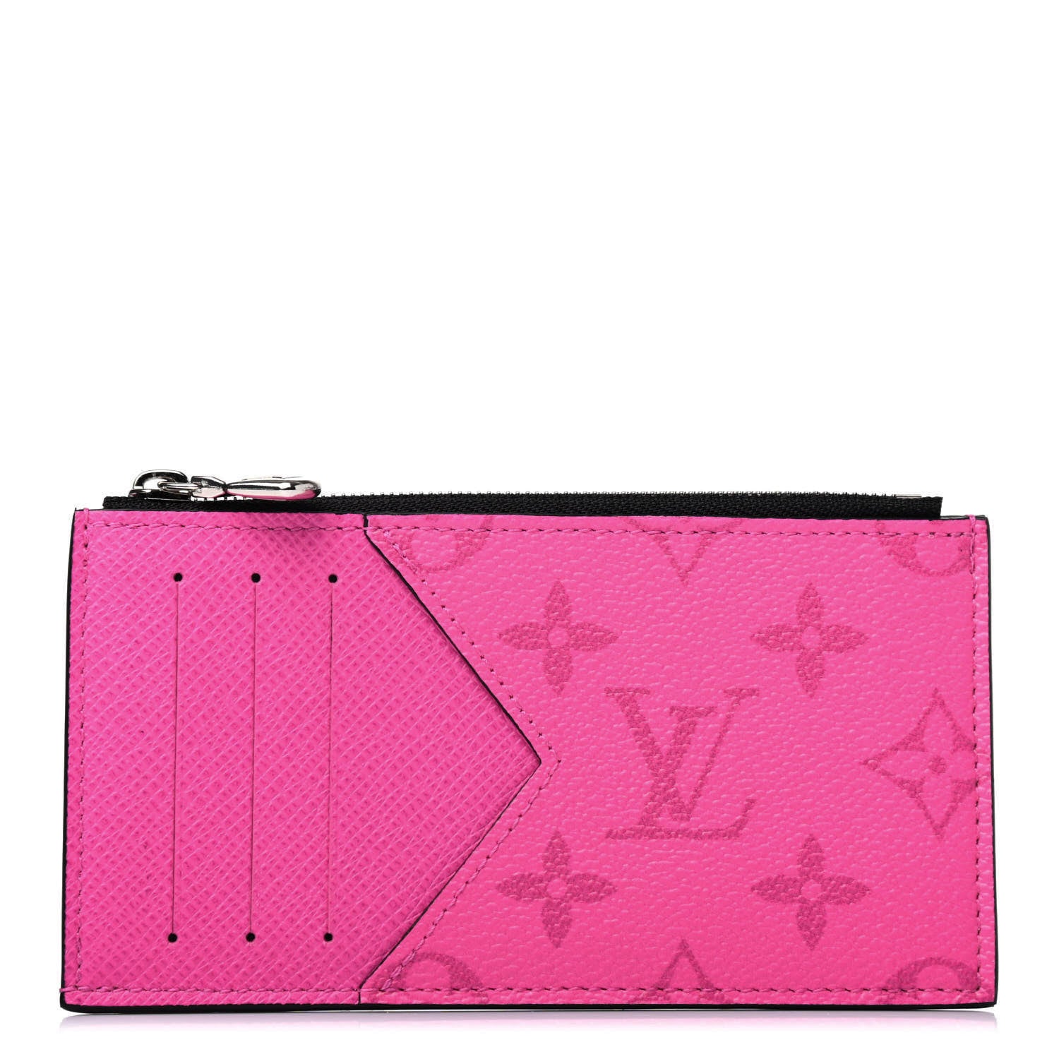 Louis Vuitton Taigarama Coin Card Holder Fuchsia 1 of 4