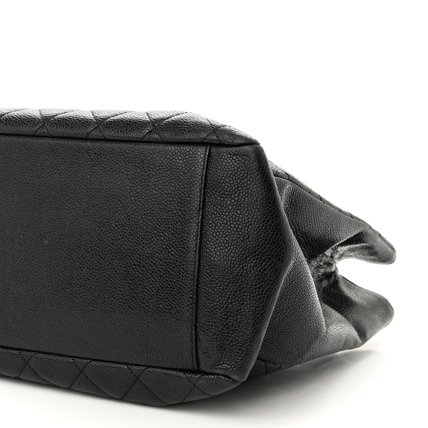Caviar Quilted Grand Shopping Tote GST Black
