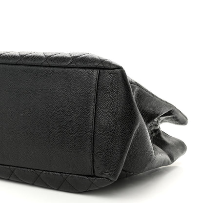 Chanel Caviar Quilted Grand Shopping Tote GST Black 10 of 10