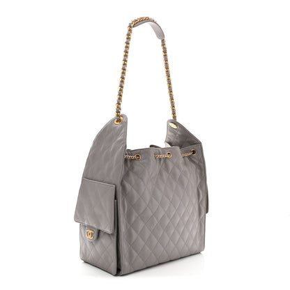 Chanel Caviar Quilted Medium Chanel 25 Handbag Dark Grey 4 of 11