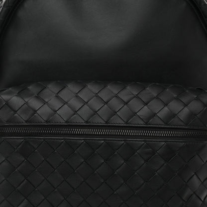 Bottega Veneta Smooth Calfskin Intrecciato Backpack Black 7 of 9