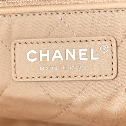 Chanel Shiny Calfskin Quilted Chanel 22 Backpack White Black 6 of 10