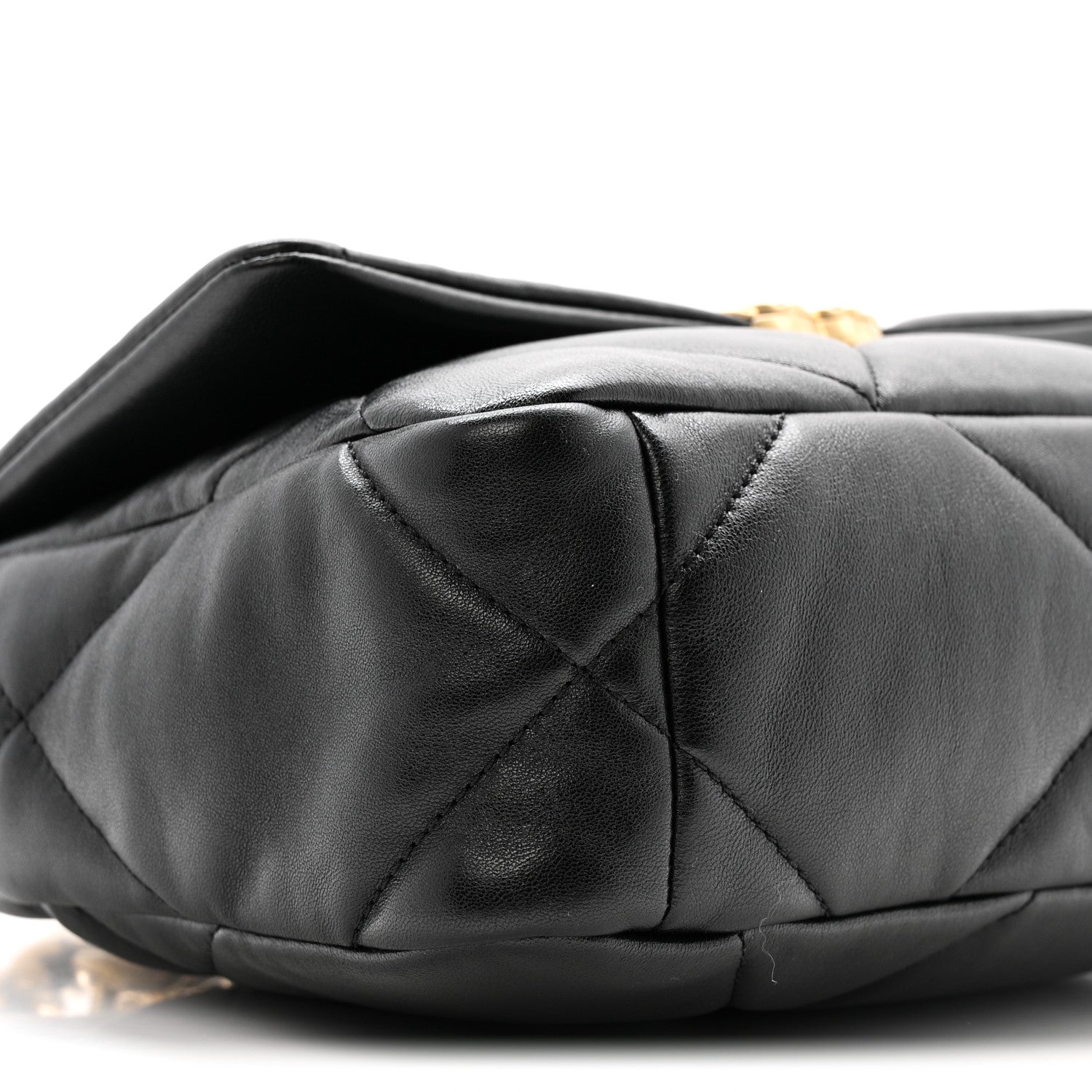 Chanel Lambskin Quilted Medium Chanel 19 Flap Black 9 of 11