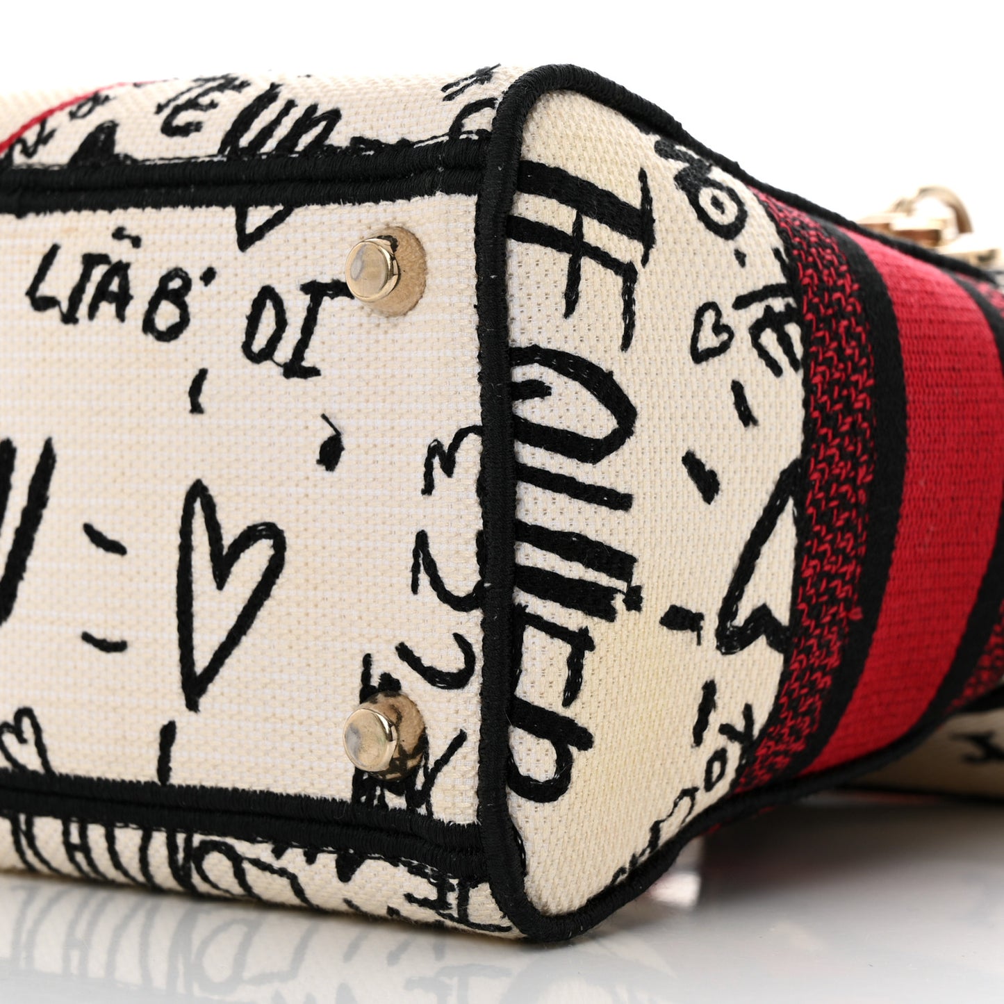 Canvas Medium DiorAmour Graffiti Lady D-Lite Latte