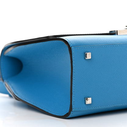 Moynat Carat Calfskin Rejane PM Sky Blue 8 of 17