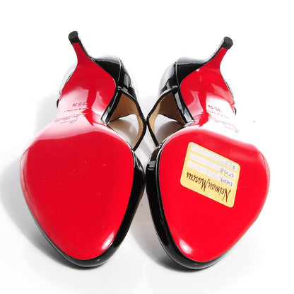 Christian Louboutin Patent Calf Loubis Babes 45 Pumps 35.5 Black 5 of 6