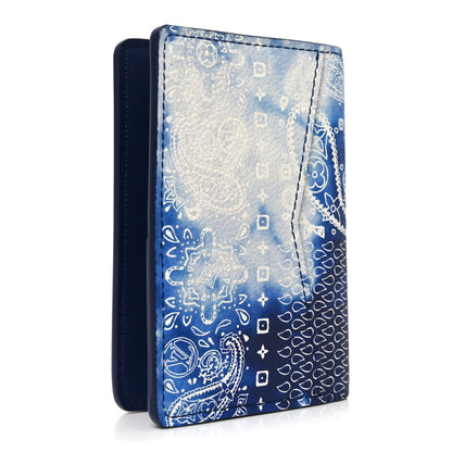 Louis Vuitton Cowhide Monogram Bandana Pocket Organizer Blue 3 of 7