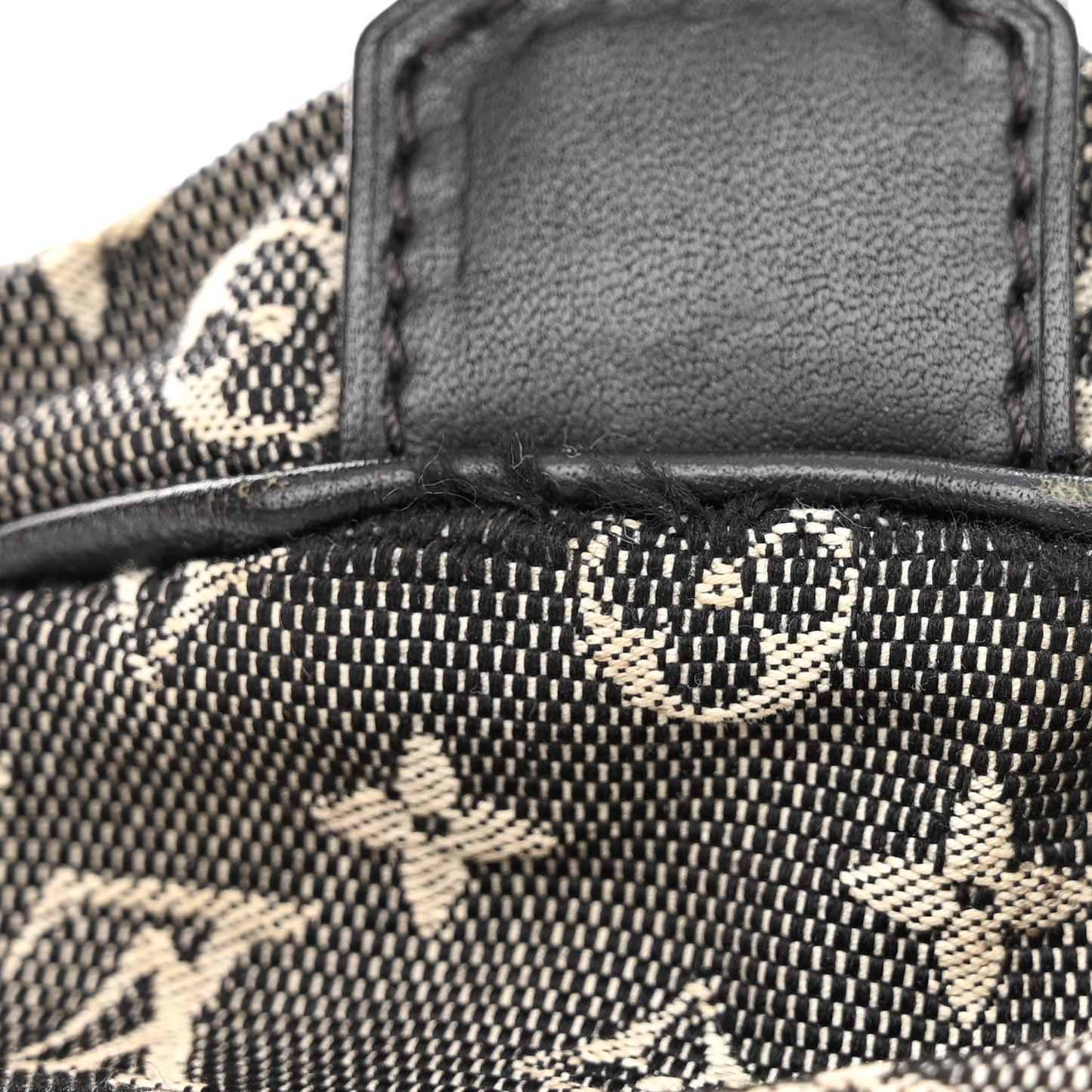 Mini Lin Monogram Betsy Backpack Black