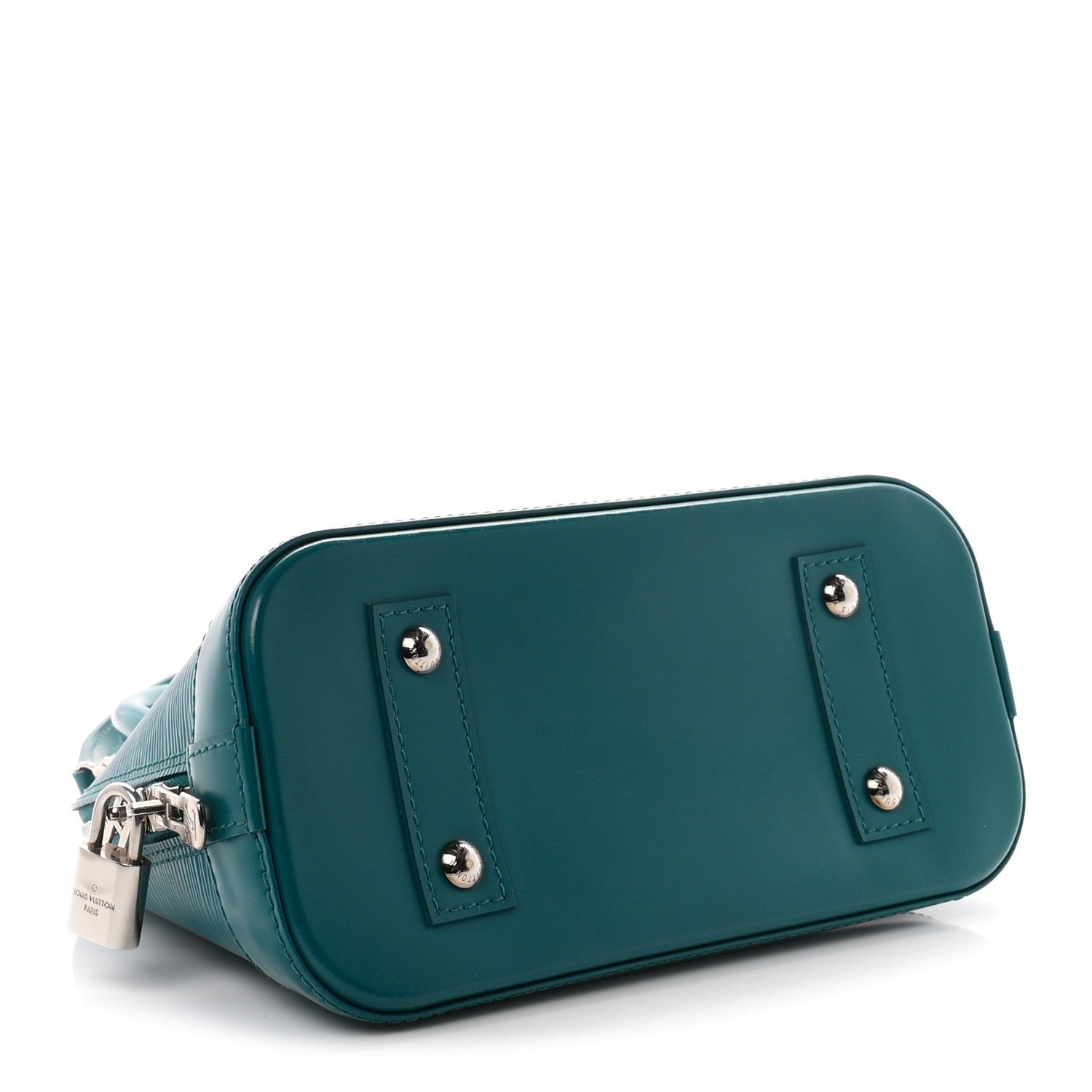 Louis Vuitton Epi Alma BB Cyan 4 of 11
