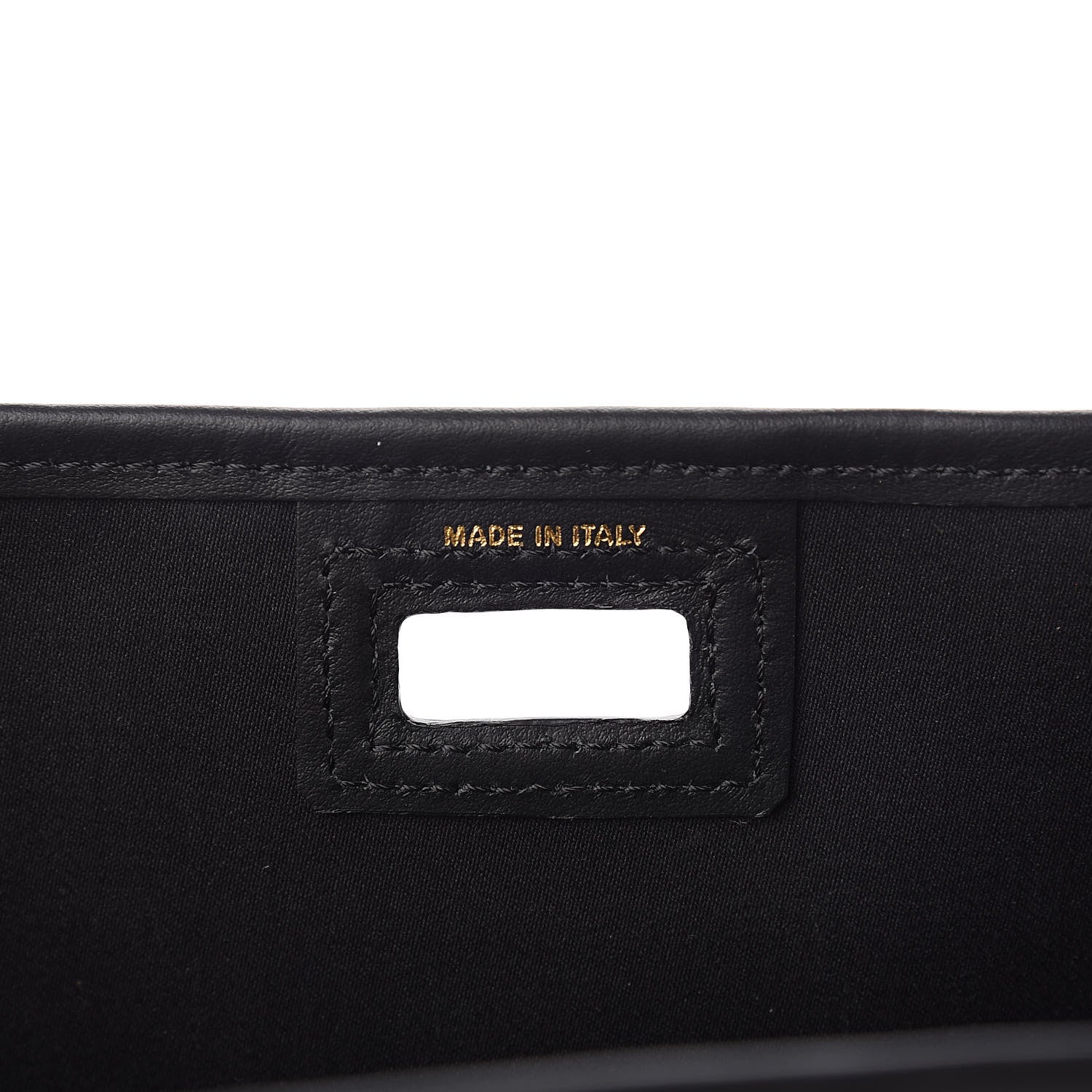 Fendi Glazed Fabric Vitello Century FF 1974 Stamp Patch Mini Peekaboo Defender Cover Mogano Panna Black 6 of 8