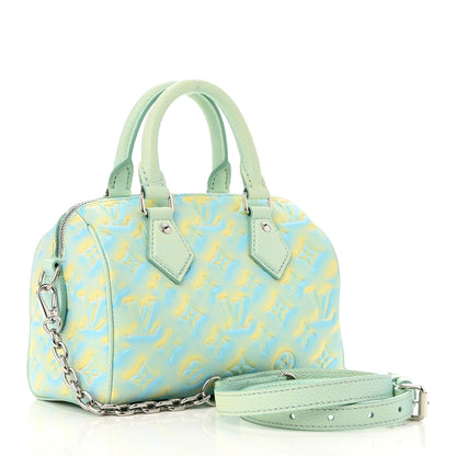 Louis Vuitton Empreinte Monogram Summer Stardust Speedy 20 Water Green 3 of 9