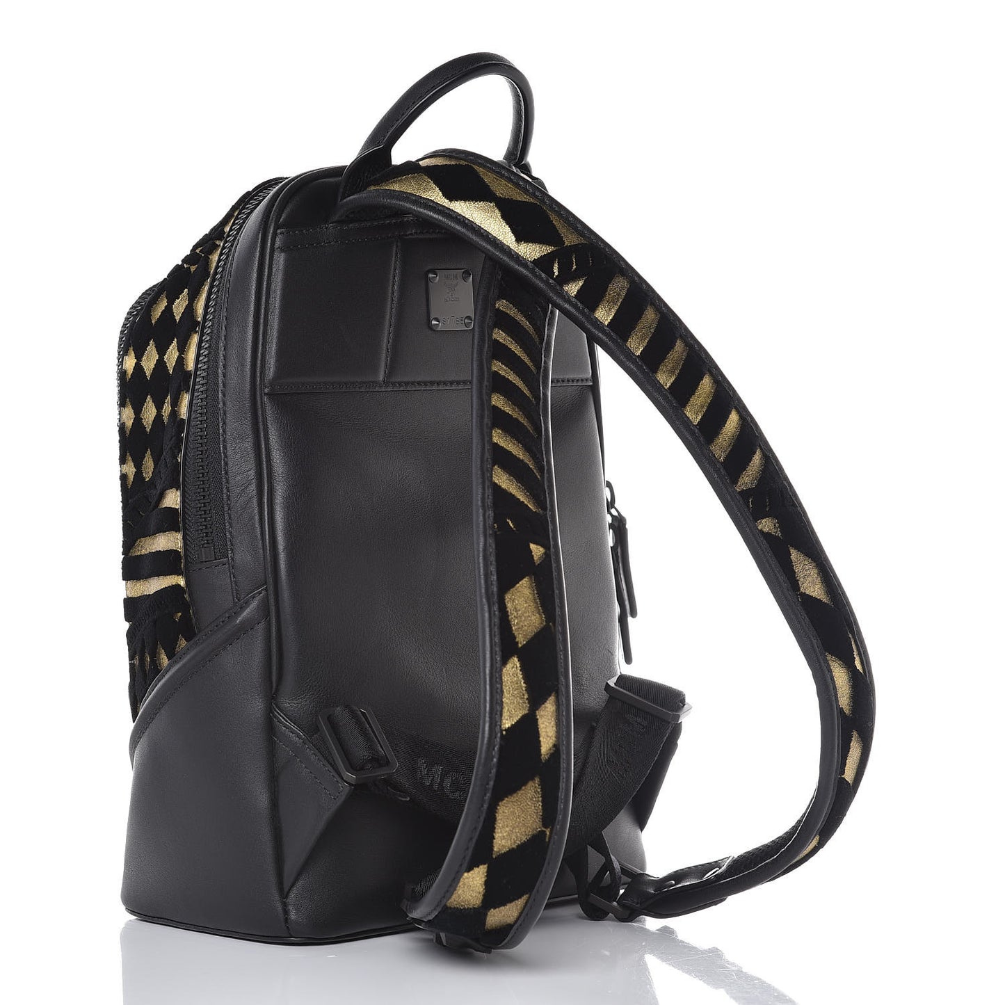 Tapisserie Goatskin Small Duke Backpack Gold