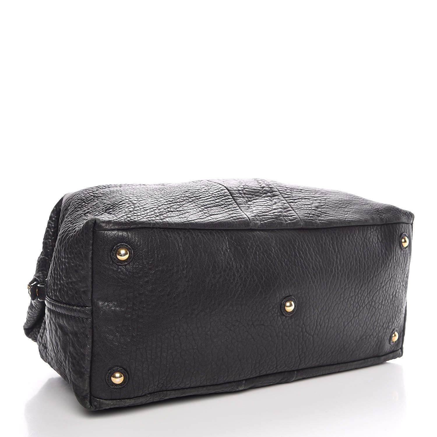 Saint Laurent Pebbled Lambskin Medium Easy Sac Black 4 of 16