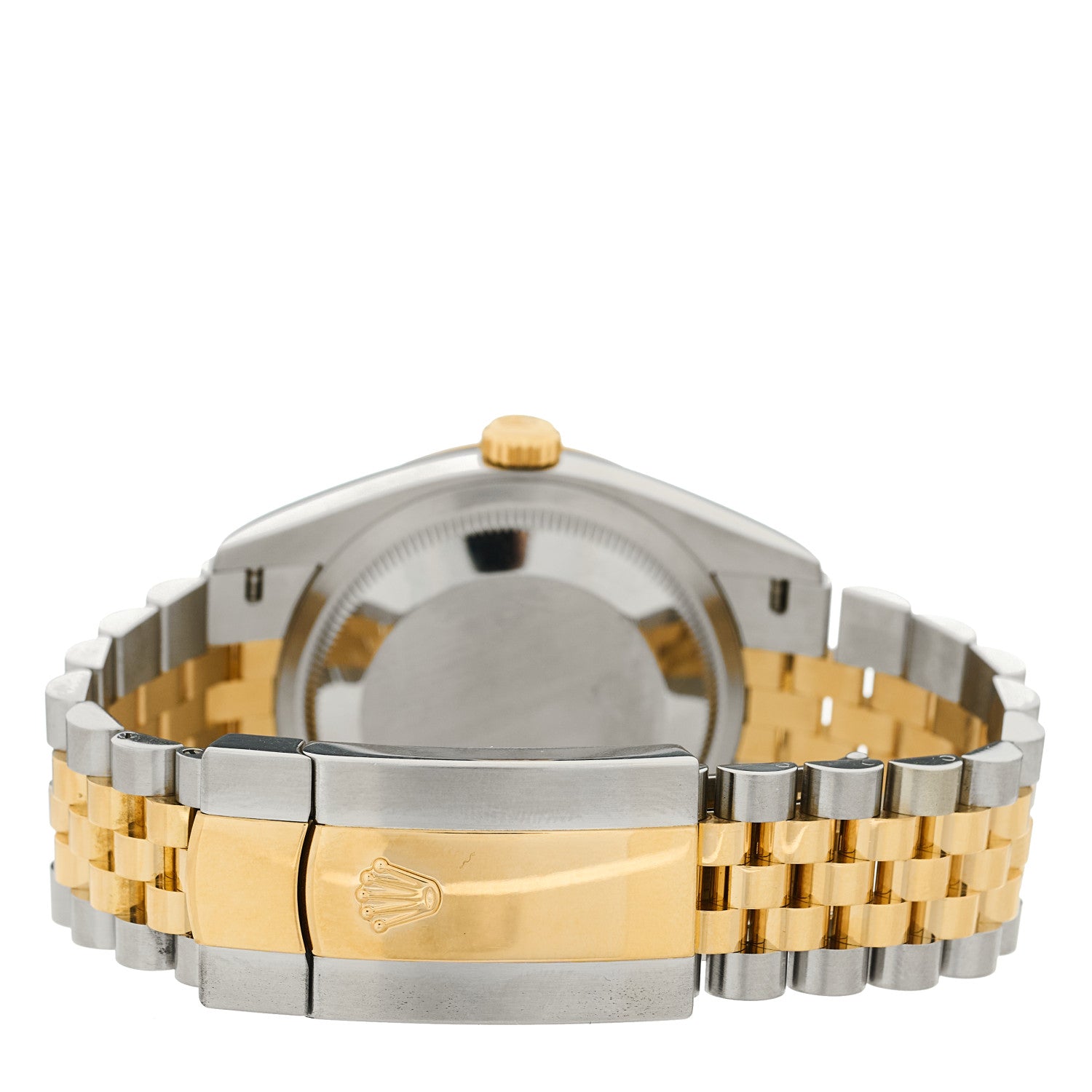 Rolex Stainless Steel 18K Yellow Gold Diamond 36mm Oyster Perpetual Datejust Watch Champagne 126233 3 of 4